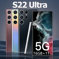Global Version S22 Ultra SmartPhone 16GB 1TB Dual Sim Unlocked Mobile Phones 6 8 Inch Screen 32MP 64MP Camera 4G 5G Celulares