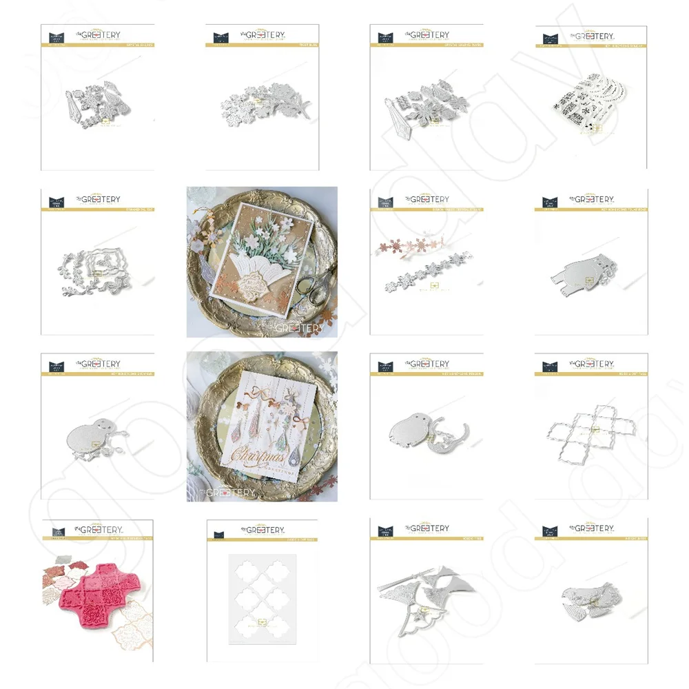 Белый медведь пингвин металлические штампы и трафареты скрапбукинг журналы