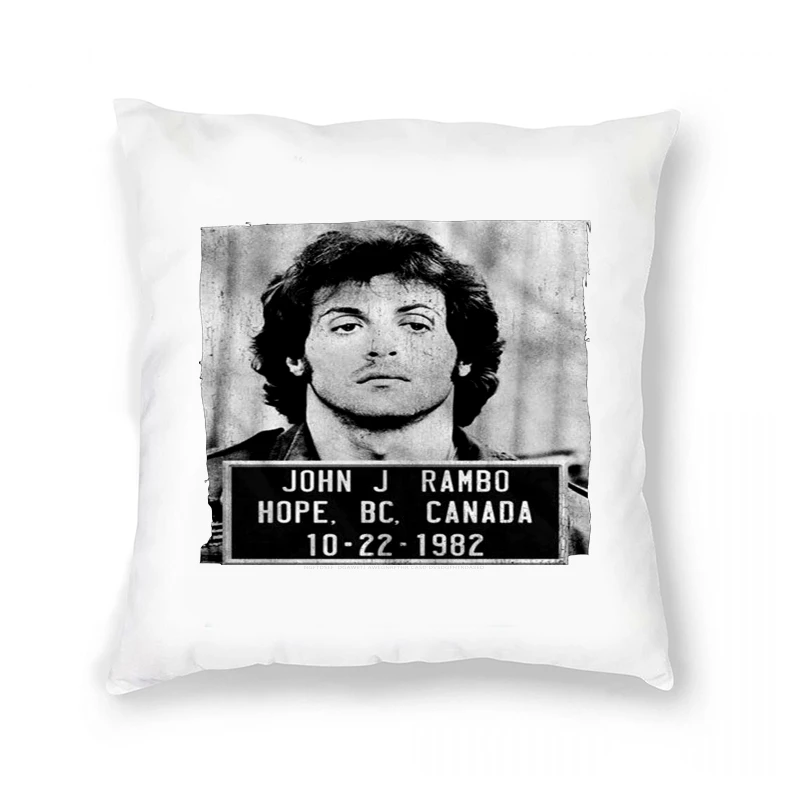 

Наволочка Первая кровь Джон J Mug Shot 10-22-1982 для взрослых, стиль Харадзюку