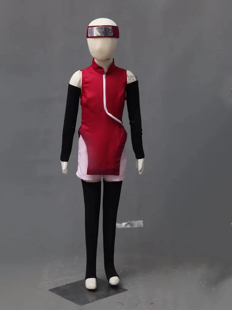 Костюм для косплея Athemis MOVIE Sarada реквизит ботинок женский костюм больших размеров