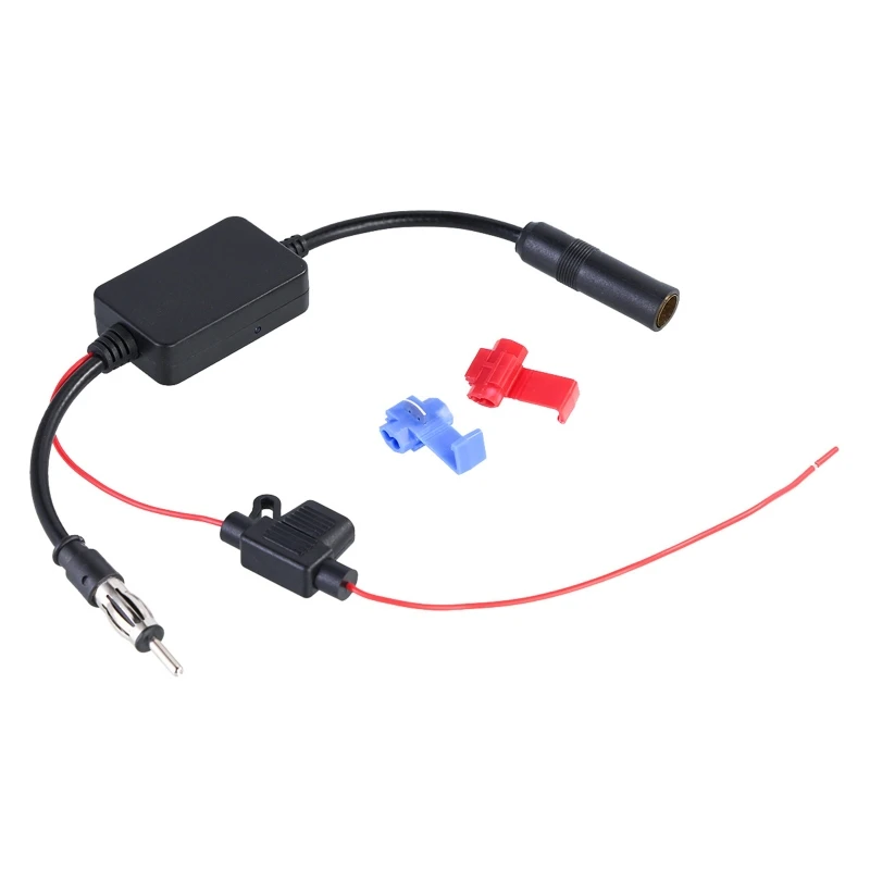 

FM- Signal Amplifier Anti-interference Antenna Radio Booster Amp 12V Auto Radio