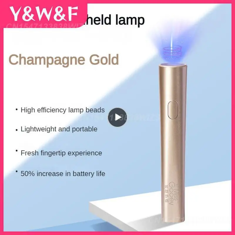 

Portable Nail Lamp Portable Multi-color Optional Mini Nail Lamp Handheld Nail Lamp Word Lamp Nail Dryer Phototherapy Lamp Mini