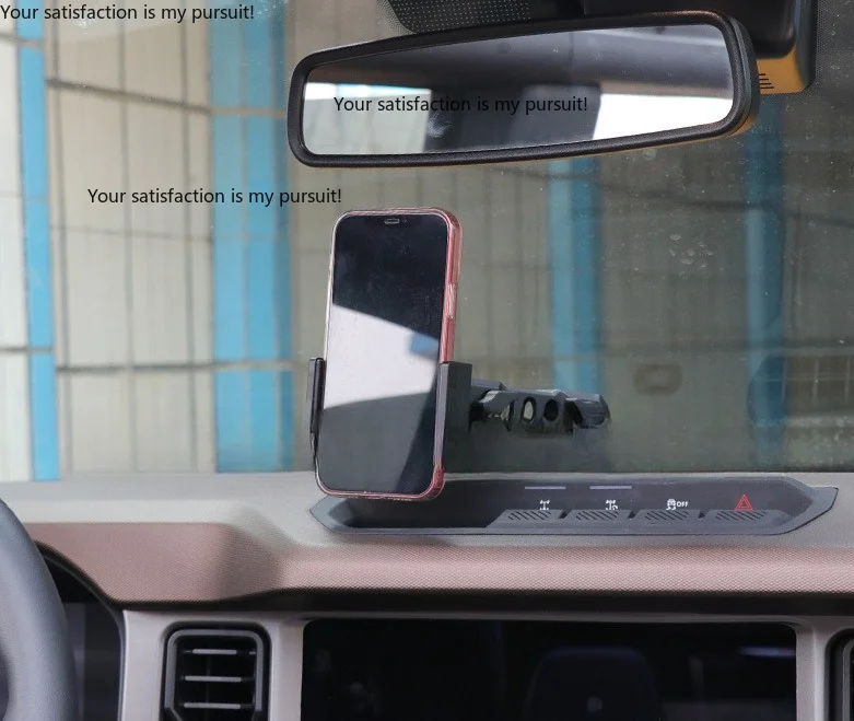 Фото Держатель для мобильного телефона с коротким кронштейном для Wrangler JK/JL/Ford Liema №2