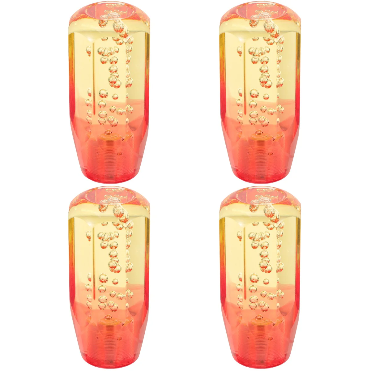 

4pcs Shifter Knob Auto Transmission Shifter 10cm Acrylic Gear Shift Knob Accessory