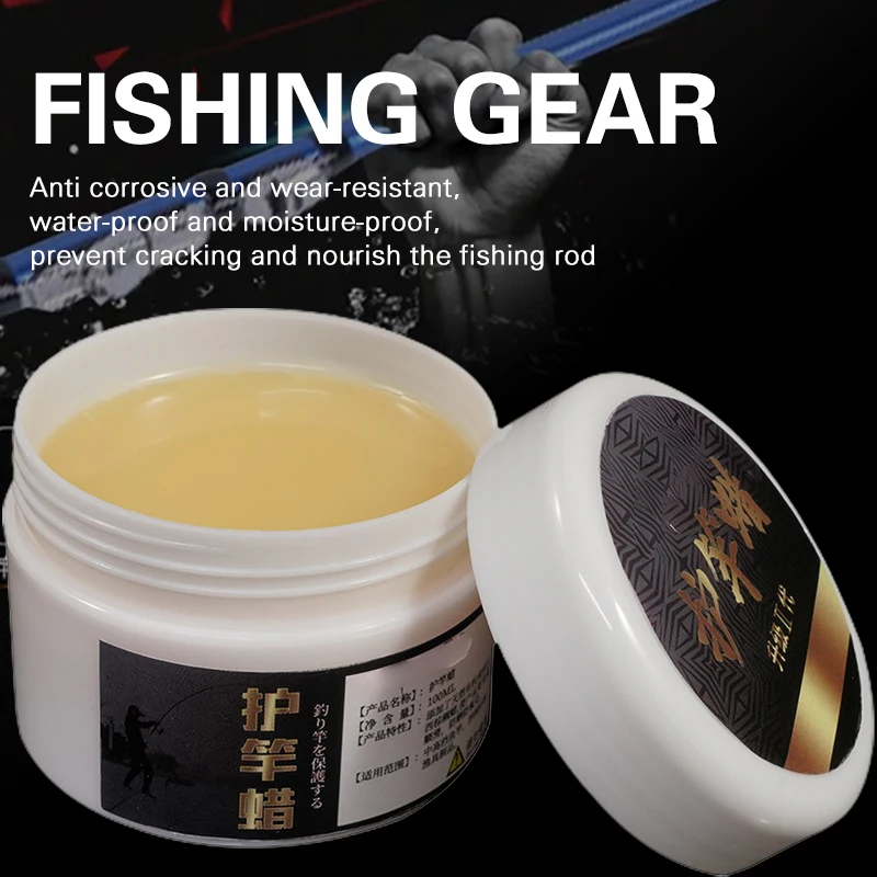100ML Fishing Rod Wax Professional Fishing Rod Protective Oil Practical Pole Repair Maintenance Grease XR-Hot