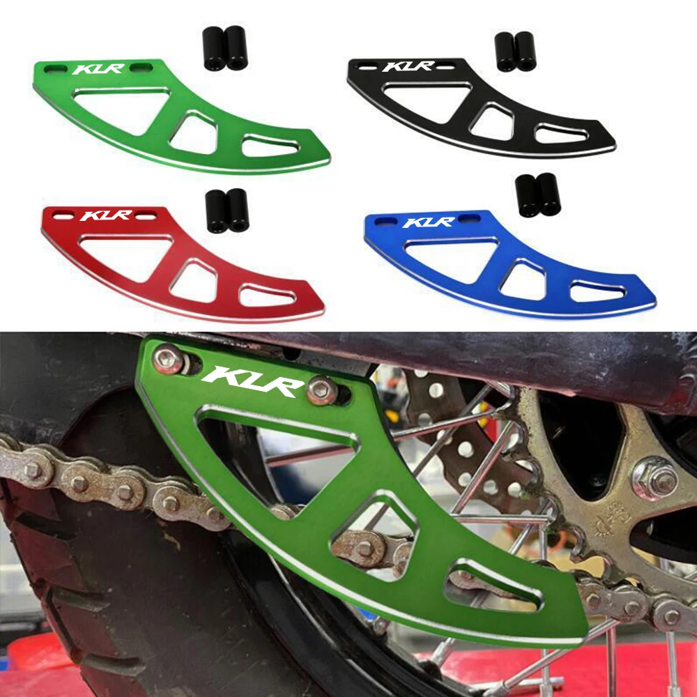

KLR LOGO Chain Guide Guard Protector For Kawasaki KLR650 KLR 650 2008-2023 2009 2010 2011 2012 2013 2014 2015 2016 2017 18 19 20