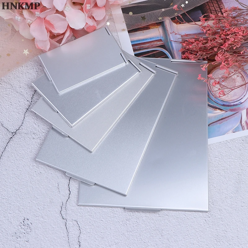 

GU277 Sizes Ultra-thin Folding Make Up Mirror Personalised Portable Compact Cosmetic Mirror Pocket Rectangle Makeup mirror