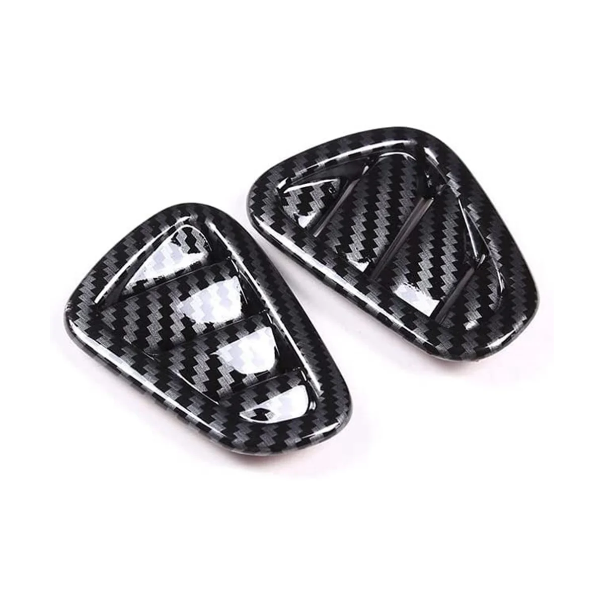 

Car Dashboard Side Air Vent Cover Trim for Mercedes-Benz C-Class W206 C200 C300 2022 Accessories ABS Carbon Fiber