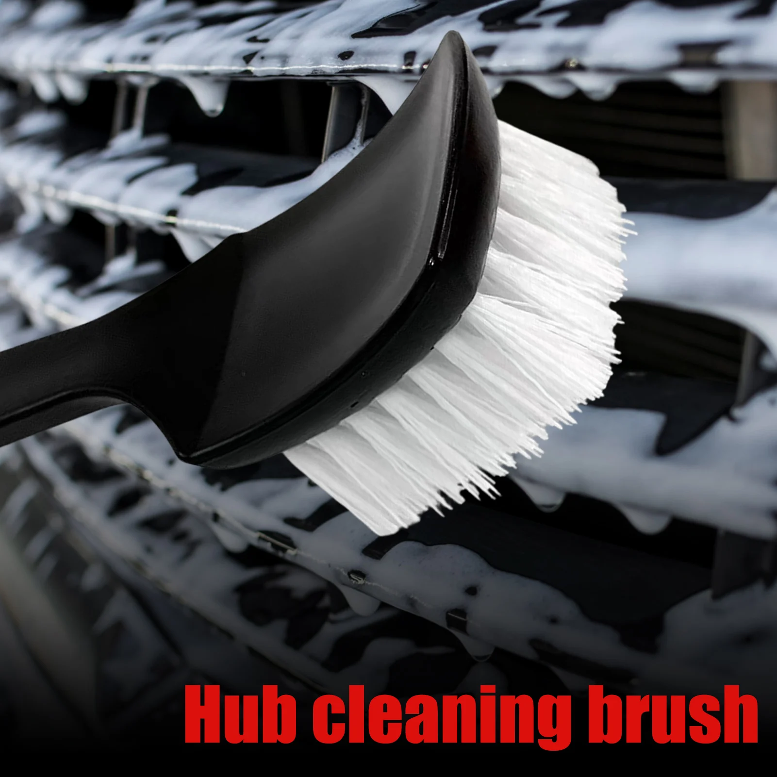

Auto Car Cleaning Tire Rim Brush Wheel Hub Cleaning Brushes Car Wash Detailing Wheels Cleaning Brush Microfiber Wheel Rim Brush