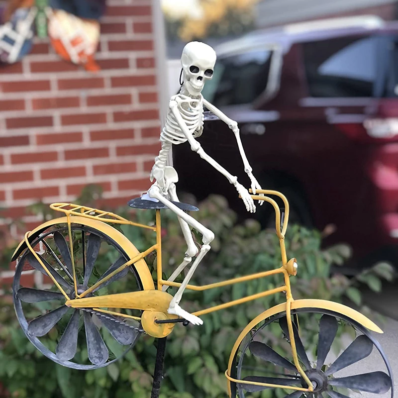 

Scary Halloween Skeleton Human skeleton Model Anatomy Skeleton Ornaments Medical Learning Secret Chamber Haunted House Props