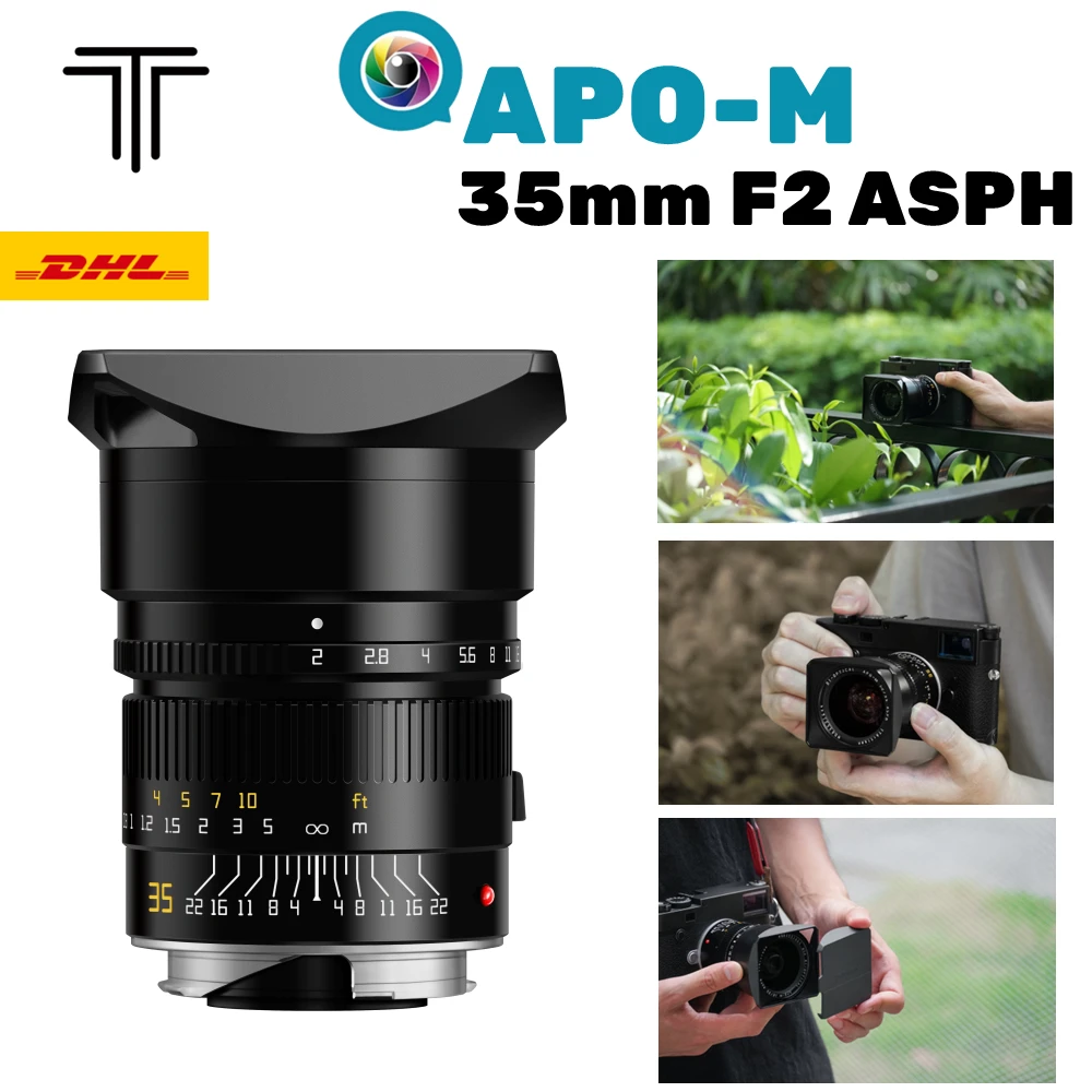 

TTArtisan APO-M 35mm F2 ASPH Full Frame Large Aperture Prime Lens for Leica M-Mount Cameras Leica M M240 M3 M6 M7 M8 M9 M10