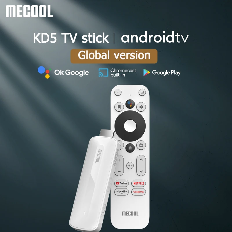 

Mecool KD5 FHD TV Stick Android 11 1080P smart TV box BT5.0 1GB 8GB WiFi 2.4G/5G HDR 10+ mini Media Player dongle 2022 NEW