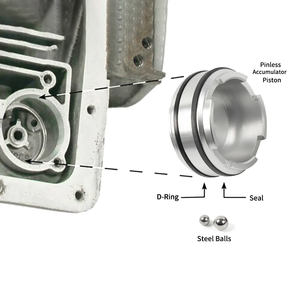 Комплект бесконтактного поршня аккумулятора 4L60E 4L65E 4L70E Sonnax FWD 1-2 &amp 3-4 77987-01k 77998-03k