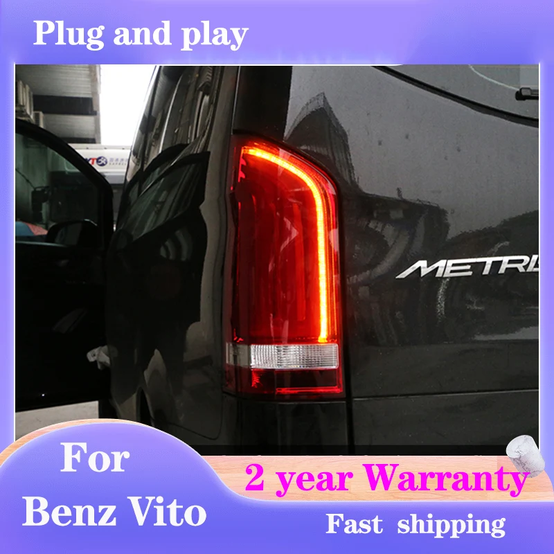 

Tail lights For Mercedes-Benz VITO V250 V260 V260L LED Taillights for VITOLED rear lamp dynamic turn signal auto Accessories