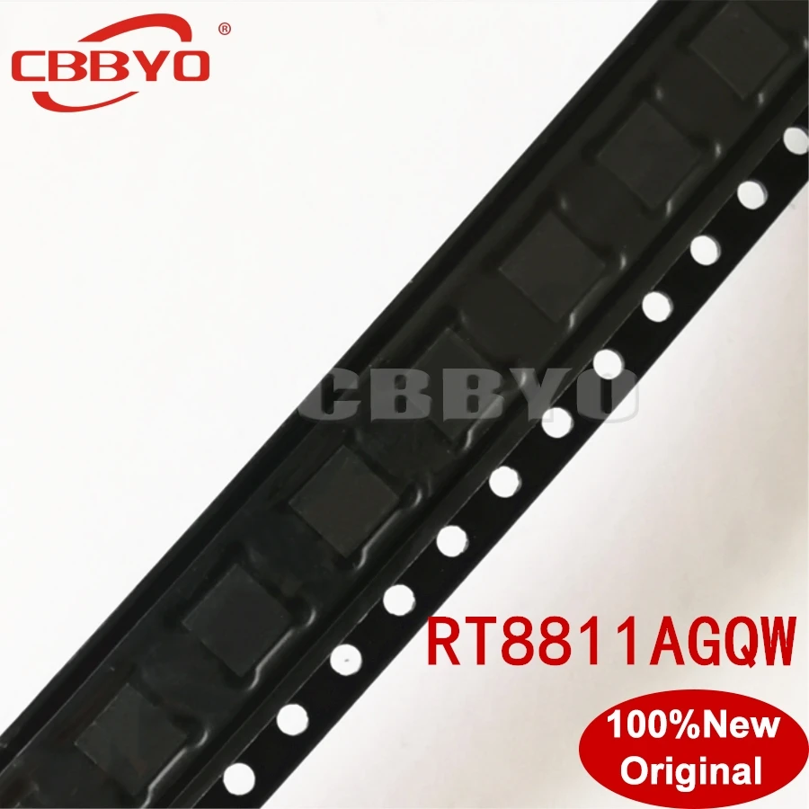

5pcs 100% New RT8811AGQW RT8811A OT= OT=1C 0T=1E QFN-24 Chips