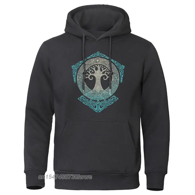 

Odin Aesir Nordic Mythology Men's Sweatshirt Yggdrasil Pullover World Tree Men/Women Warm Streetwear 2022 Winter Autumn Hoodies