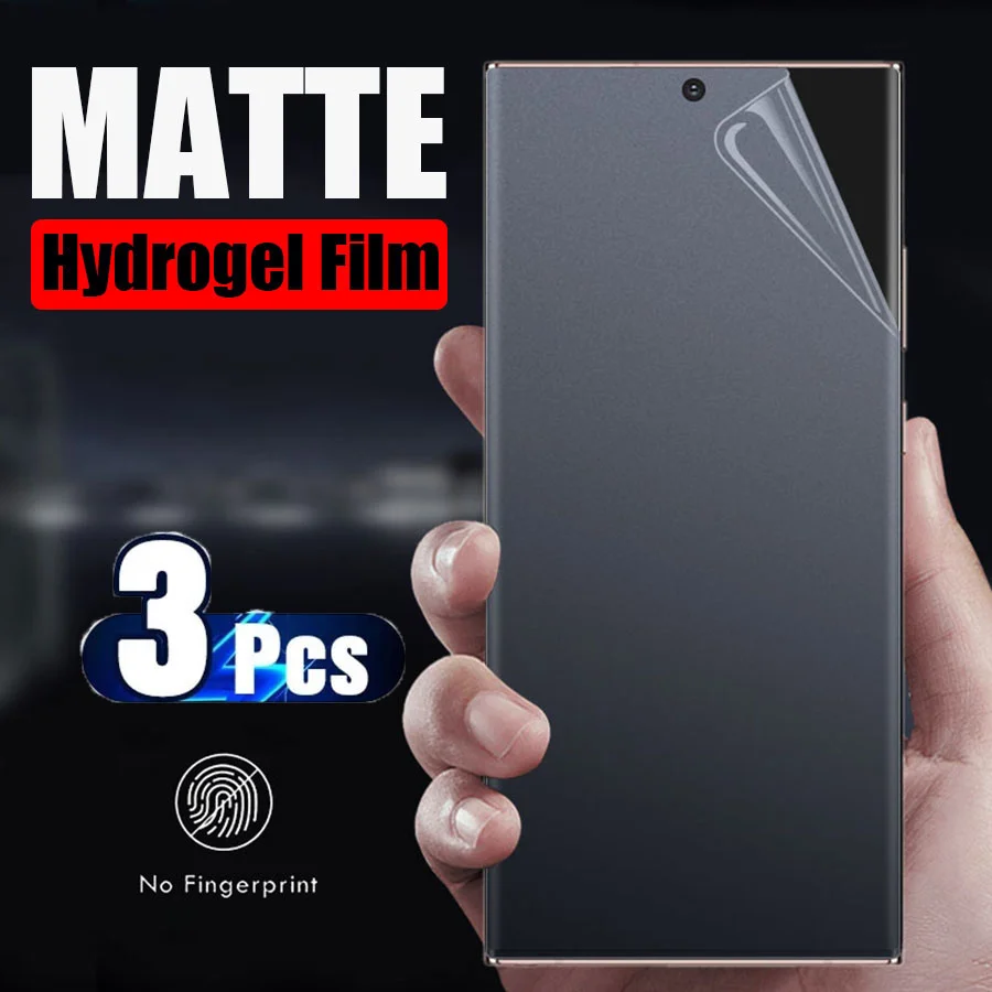 

3 шт. матовая Гидрогелевая пленка для Xiaomi Poco X3 M3 M4 Pro F4 GT, зеркальные Защитные пленки для Mi Poco X3(NFC) X3Pro, матовая пленка