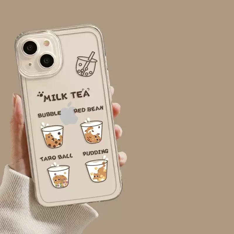 Прозрачный чехол для телефона с забавным котом и капибарой Samsung Galaxy S24 S23 S22 Ultra Plus