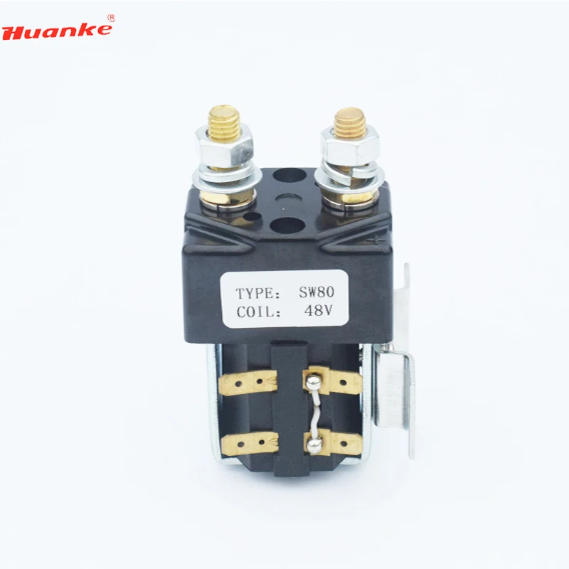 

China made high quality 48V 100A DC Contactor which replace the albright SW80