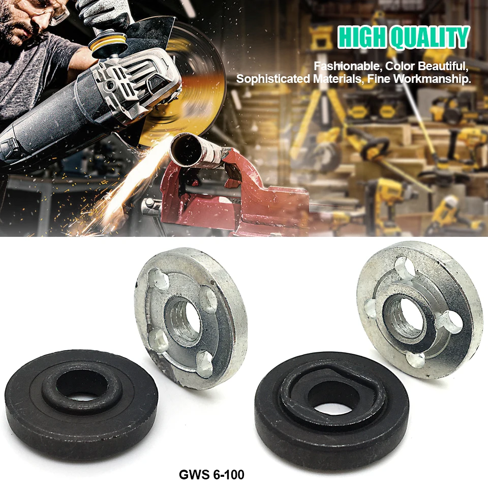 1 комплект сменный набор фланцев шайбы AB для Bosch GWS6-100 GWS6-115 GWS 6-100 6-115 670 GWS670
