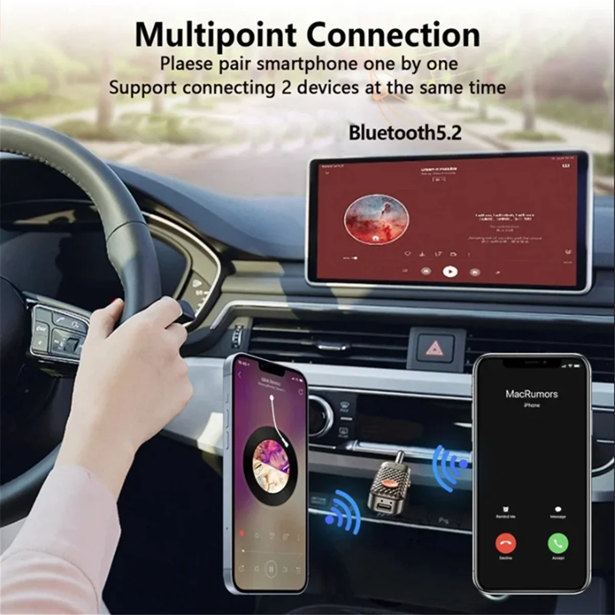 Bluetooth-приемник и передатчик с низкой задержкой APTX Smart 1-2