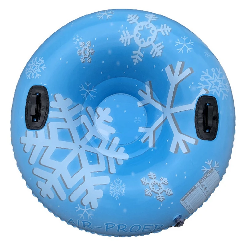 

Snow Toy Winter Inflatable Ski Circle Ski Circle With Handle Durable Children Adult Snow Tube Skiing Thickened Sled