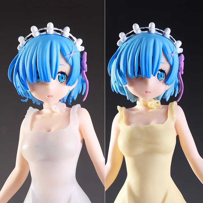 

23CM Boxed Dress Anime Rem Re:Life In A Different World From Zero Action Figure Toys Kawaii Figuras Doll Collection Model Gift