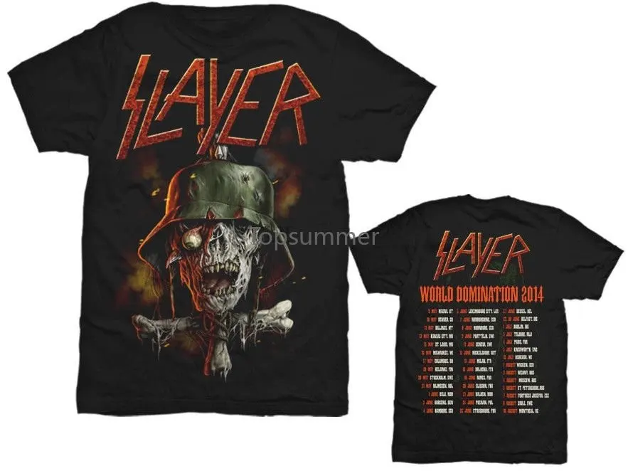 

Slayer World Domination Tour 2014 Authentic Licensed T-Shirtkreator