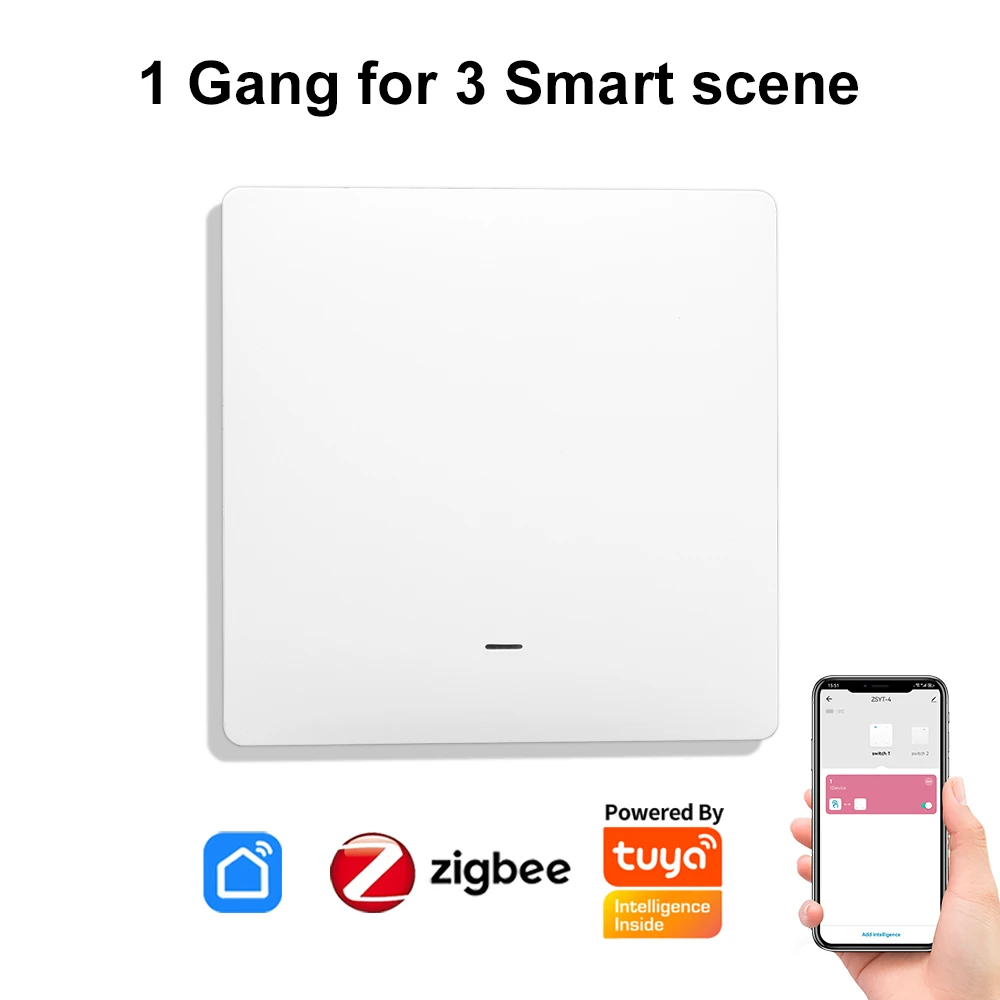 

Tuya Zigbee 12-позиционный беспроводной переключатель