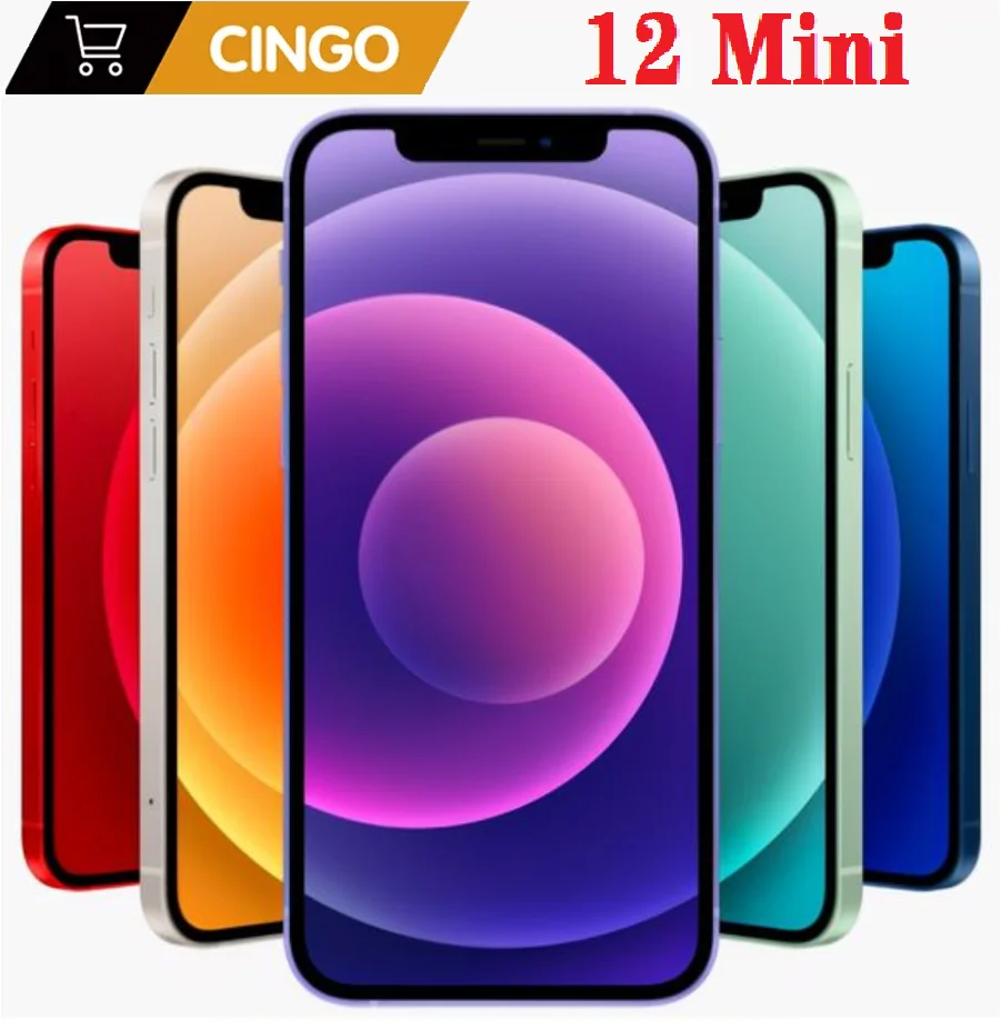 Unlock Original iPhone12 mini  Mobile phone 4GB&64/128/256GB