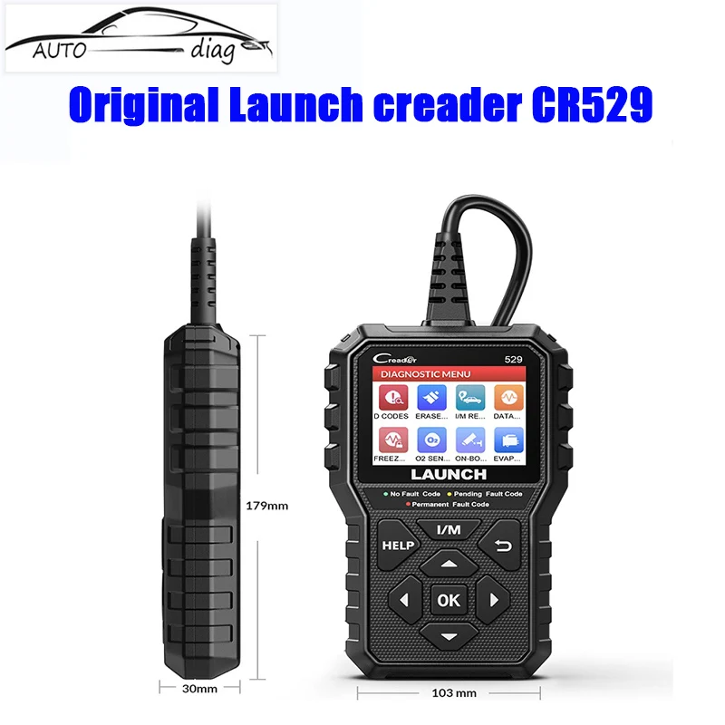 

Новейший сканер LAUNCH Creader CR529 OBDII, автомобильный считыватель кодов, считыватель кодов двигателя, считыватель кодов для чтения, диагностический инструмент