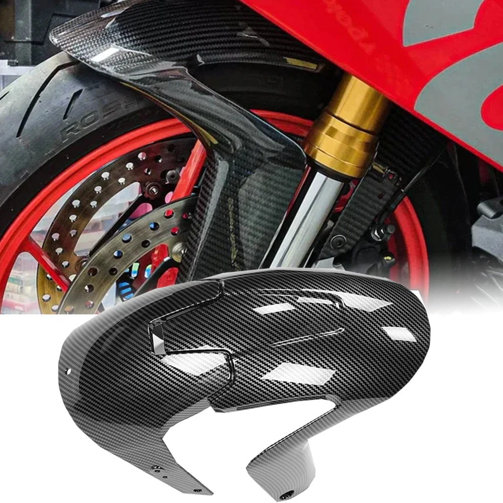 

Переднее быстрое защитное устройство RS660 для Aprilia RS 660 2021 2022 2023, детали для двигателя, крышка колеса, брызговик из углеродного волокна