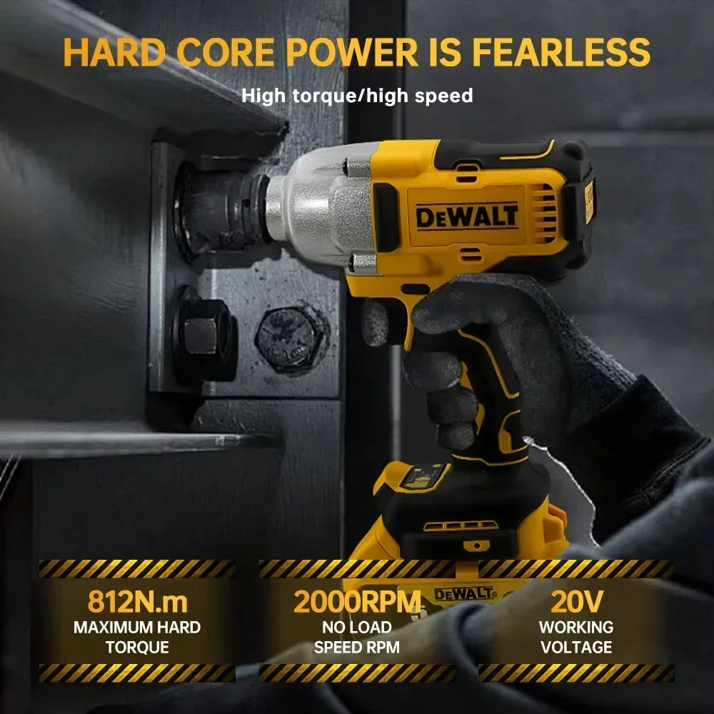 Бесщеточный электрический гаечный ключ Dewalt DCF892 812 Нм