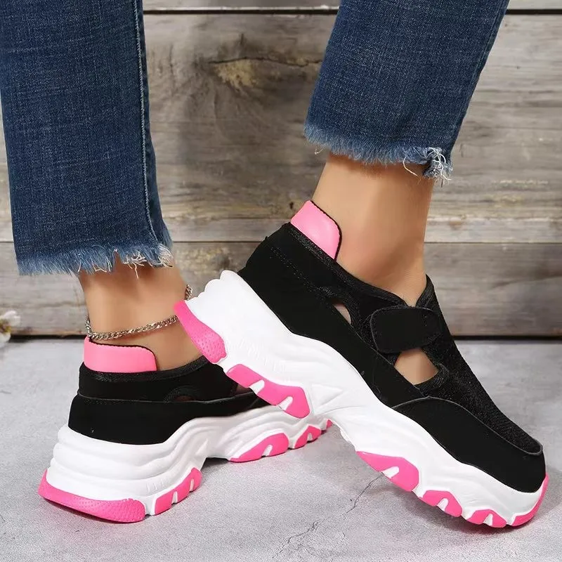 2023 Women's Sneakers Platform Casual Breathable Sport Design Vulcanized Shoes Fashion Tennis Female Shoes Zapatillas Mujer