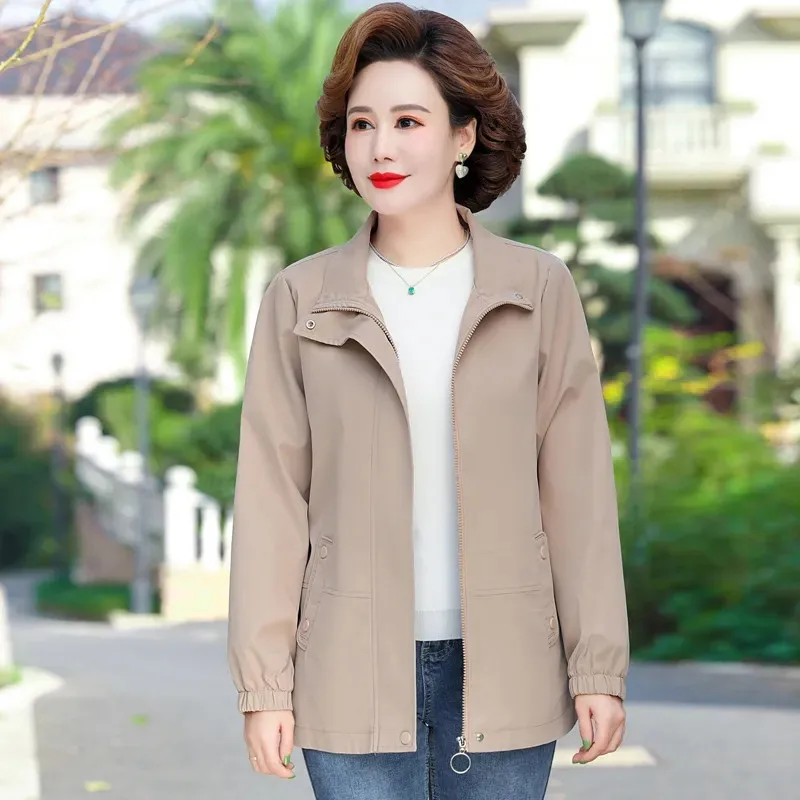 Ветровка XL-5XL для женщин среднего возраста