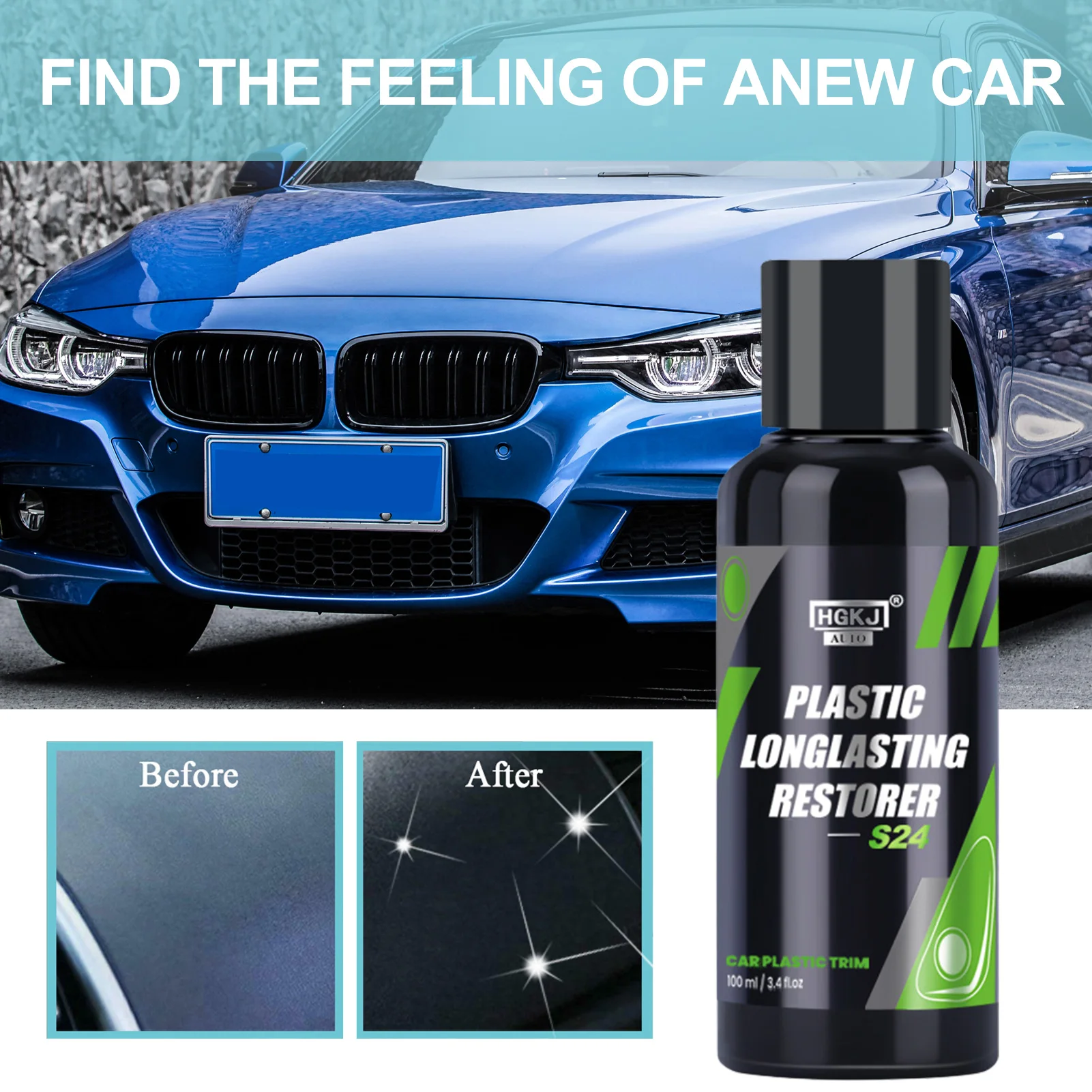Средство для восстановления автомобильных пластиковых деталей