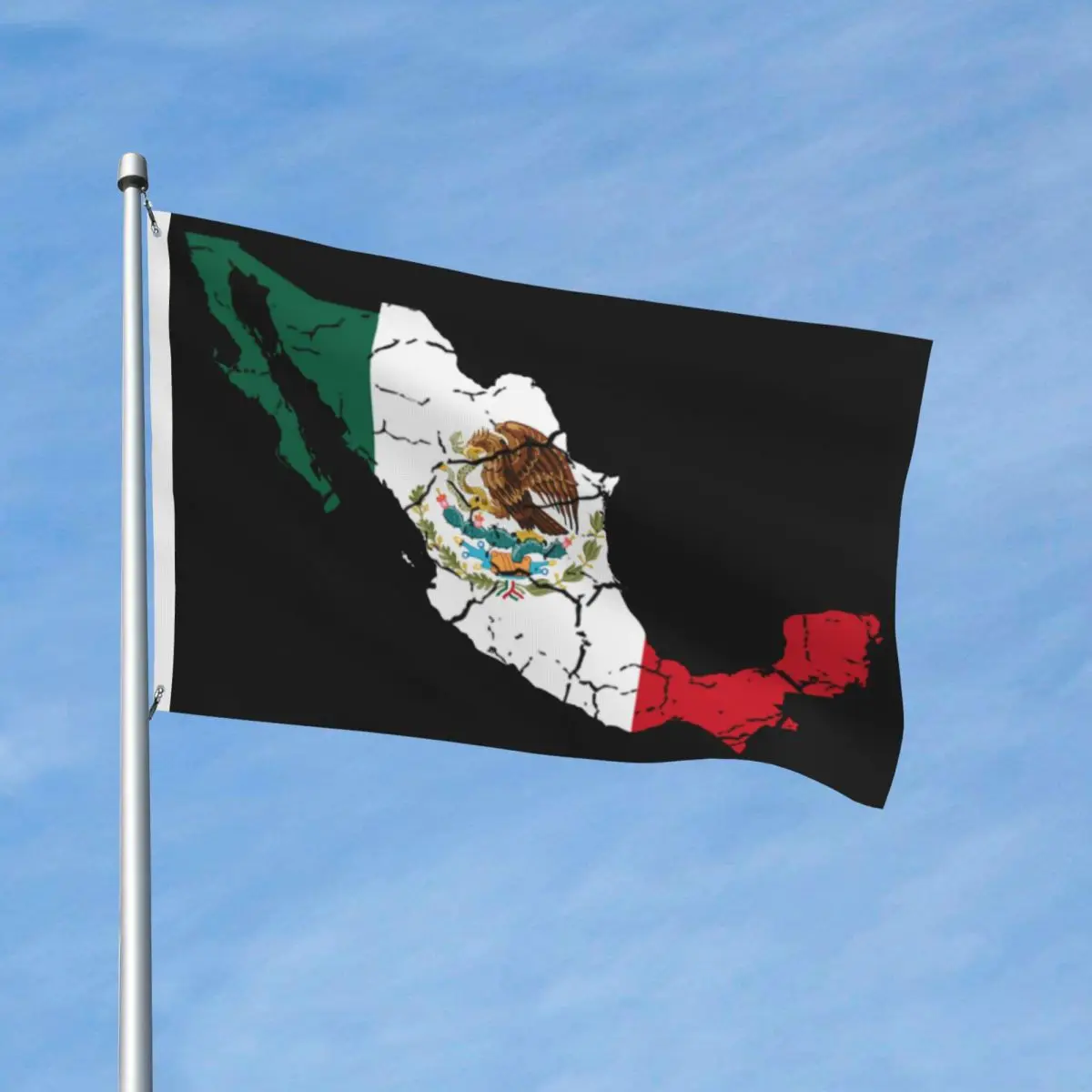 

Мексиканский Флаг, искусственный полиэстер, декоративные яркие цвета, драпировка, нежный