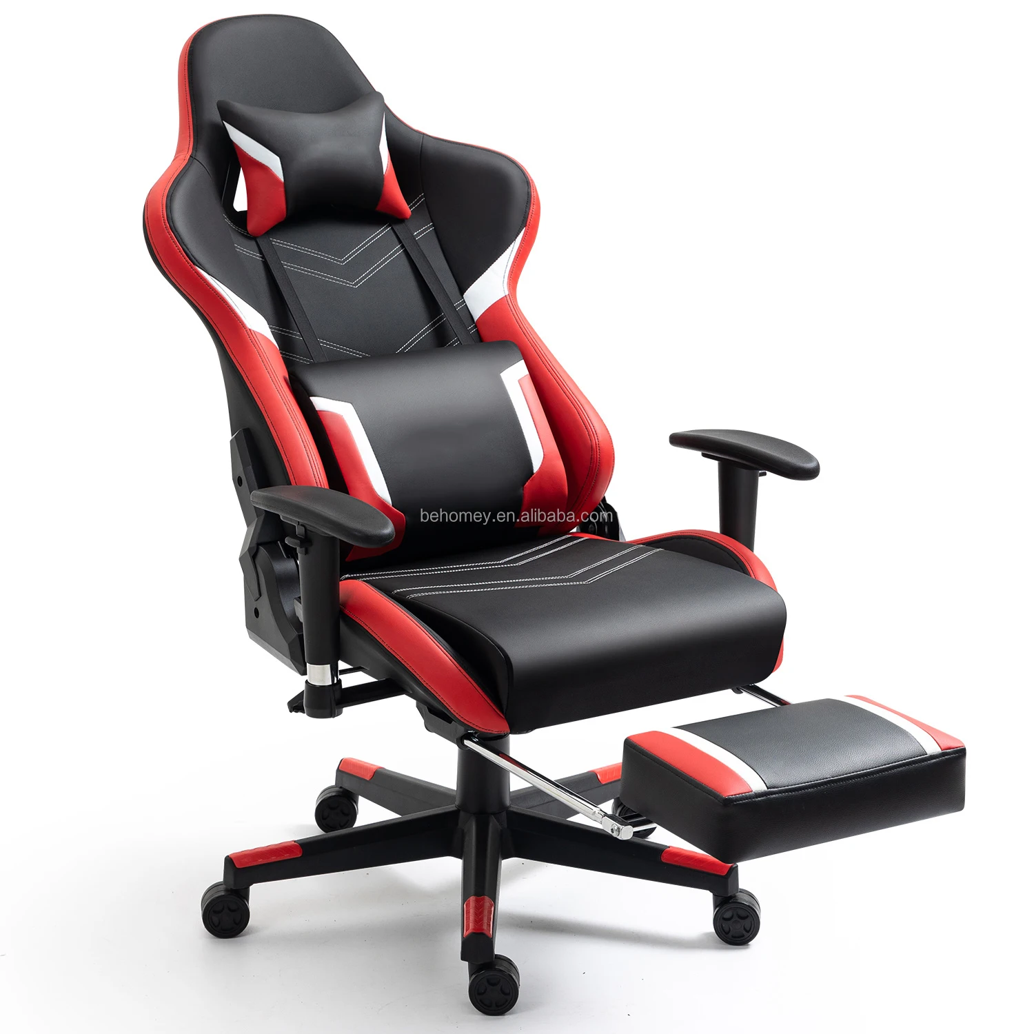 

cheapest Price Custom Deals PU Leather Black and Red Office Gamer Gaming Chair for Computer PC Game