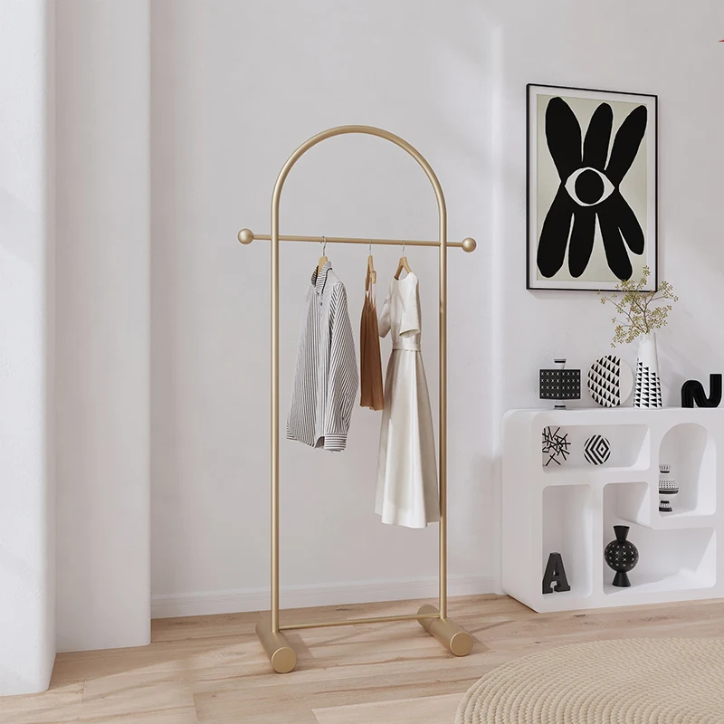 

Corner Organizer Clothes Rack Standing Cabinets Wall Boutique Clothing Rack Nordic Shelf Porte Manteau Home Furniture WJ35XP