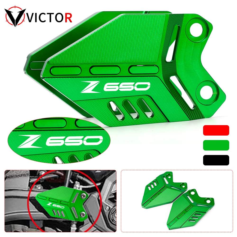 

Z650 Foot Peg For KAWASAKI Z 650 2022 2021 2020 2019 2018 2017 Motorcycle FootPeg Footrest Rear Set Heel Plates Guard Protector