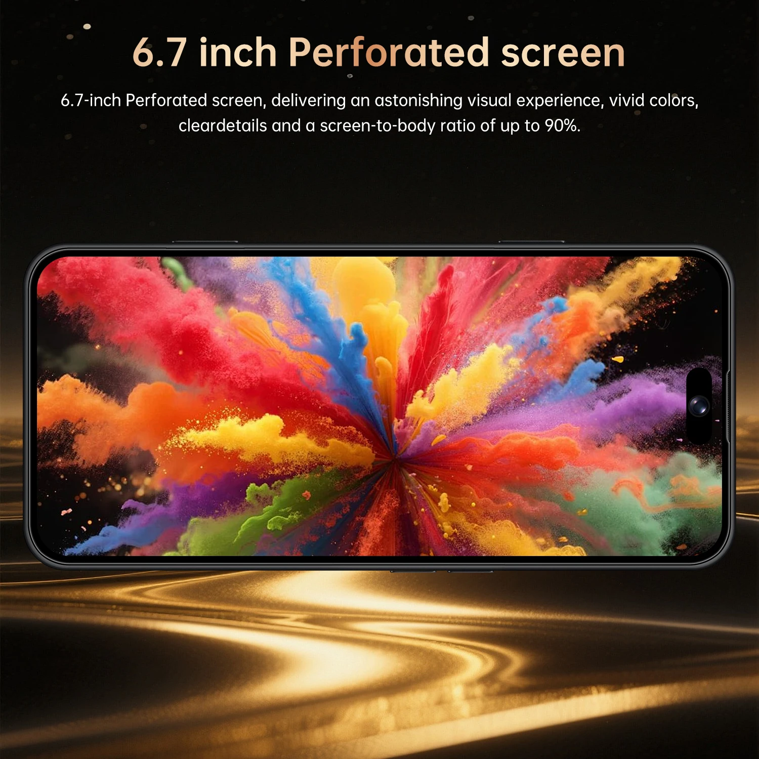 Смартфон IVMI 17Pro Max на Android 10.0, экран 6.7 дюймов, 3+16 ГБ, 5+13 МП камера, 3500 мАч, поддержка Google Play Store. (art.: 3920dc35a6a6b) - 3920dc35a6a6b