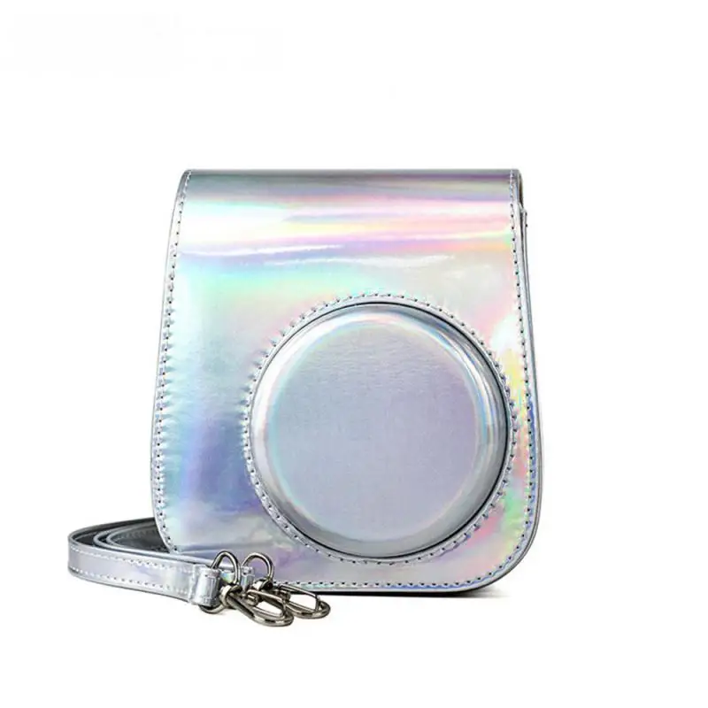 

Adjustable Sports Camera Storage Bag Hole Is Right High-quality Digital Camera Bag Pu Leather For Polaroid Instax Mini 11/9/8