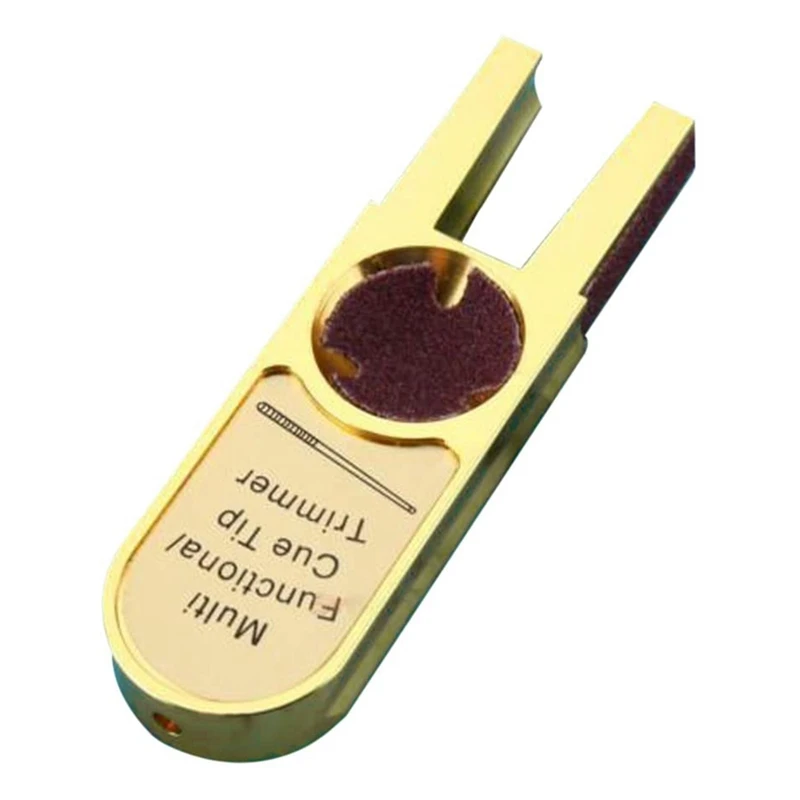 

Top!-Billiards Pool Cue Tip Shaper Tool Billiards Pool Cue Tip Shaper Tool Multi Functional Cue Tip Trimmer Pool Cue Shaper