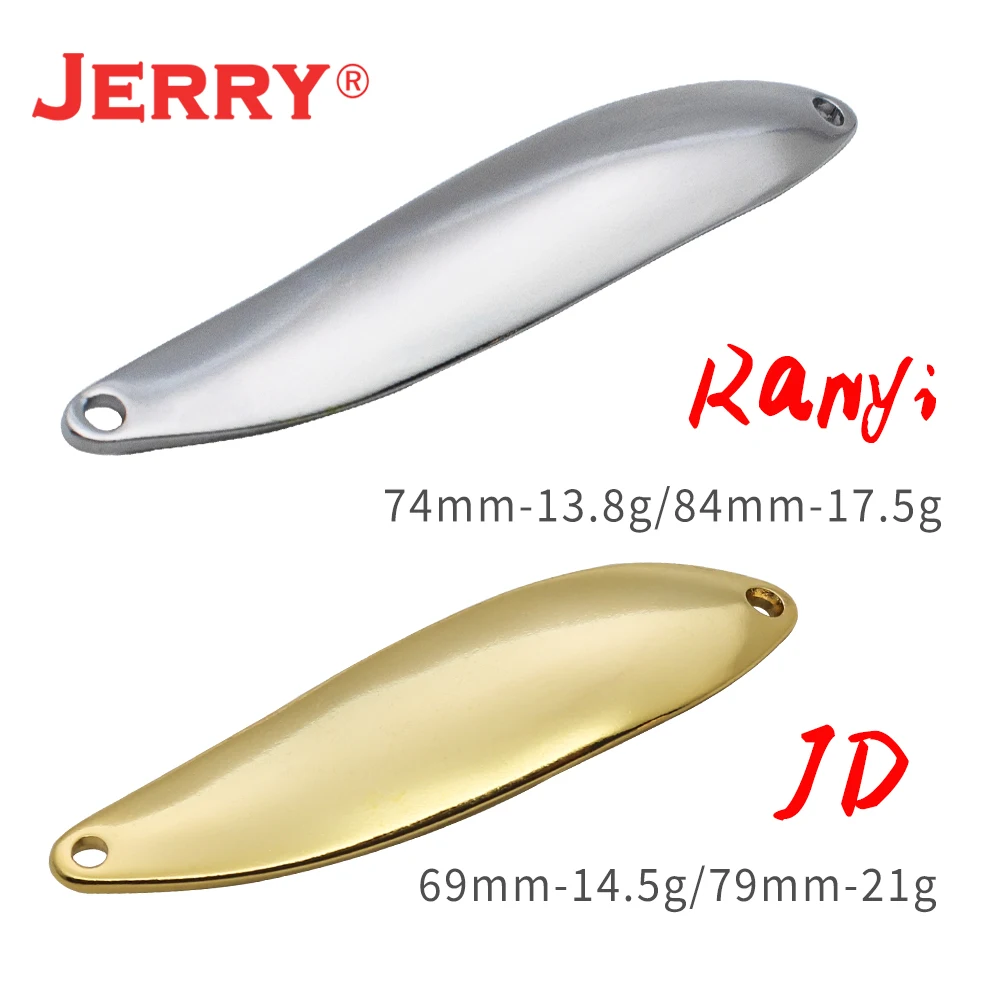 Фото Jerry JD 14,5 г 21 г Неокрашенная лососевая щука, рыболовная ложка, латунная литая рыболовная приманка, искусственная приманка для Steelhead Zander №1