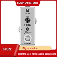 rowin lef 325 s fuzz mini guitar effect pedal with true bypass