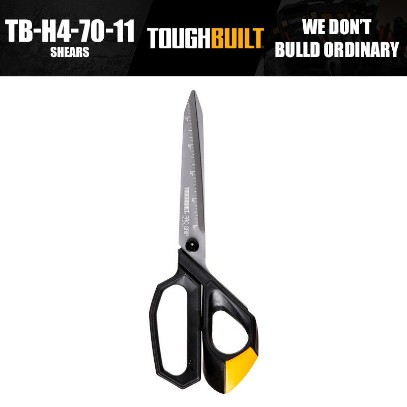 

ToughBuilt TB-H4-70-11 11-дюймовые профессиональные ножницы с ручкой, аксессуары для ручных инструментов