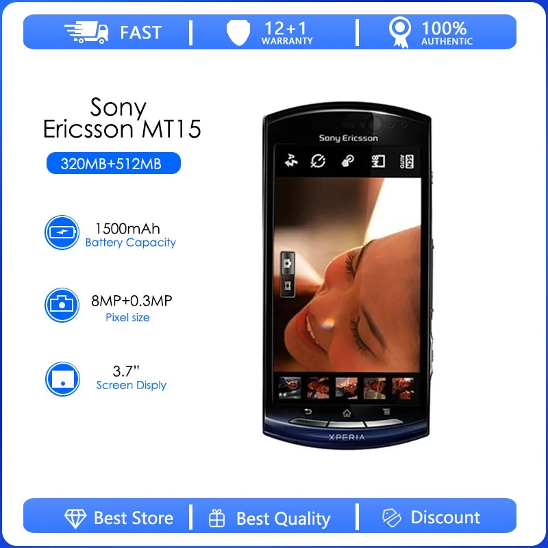 Фото Sony Ericsson Xperia Neo Восстановленный-Оригинальный разблокированный телефон Xperia MT15 Kyno Halon Hallon фронтальная и задняя камера аккумулятор 1500 мАч №1