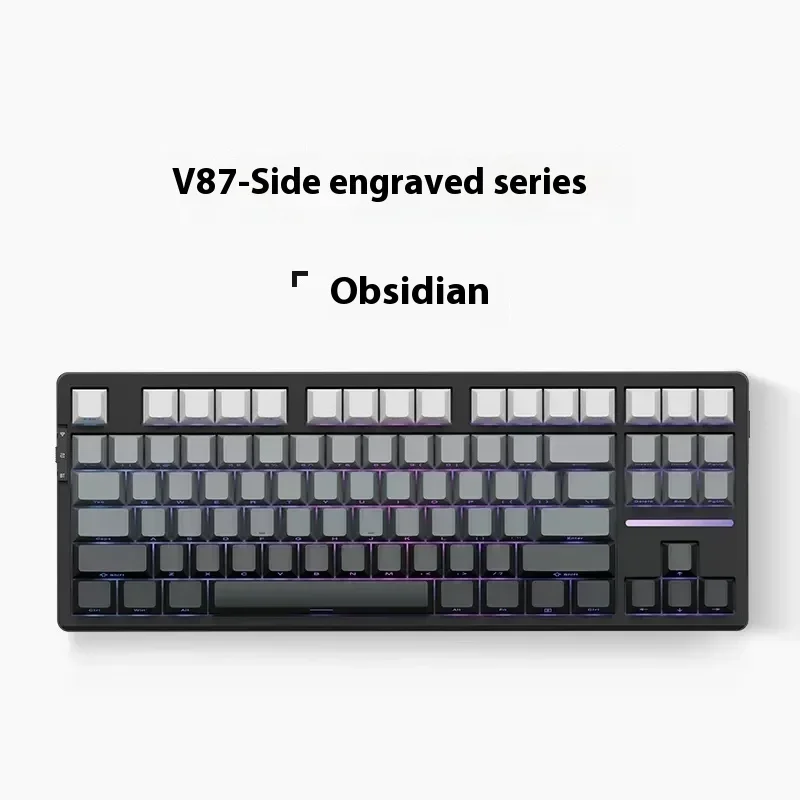 Механическая клавиатура VGN V87 Pro беспроводная 3 режима USB динамическая RGB