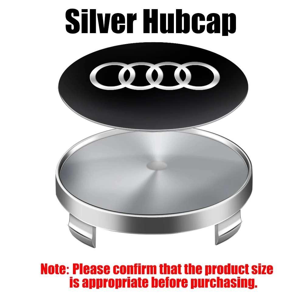 

4 шт. 60/63/68 мм колпаки втулки колес автомобиля эмблемы значки декоративные аксессуары для AUDI A4 B8 A3 8P A6 C7 8V B6 B7 B9 Q5 A1 A5 C6 Q3 Q7