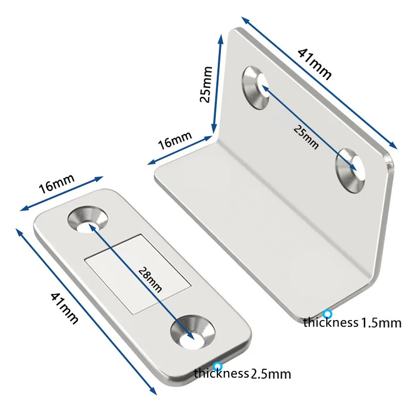 strong magnetic door stop cabinet closer catches home furniture fittings magnet wardrobes drawer bathroom kitchen accessories free global shipping